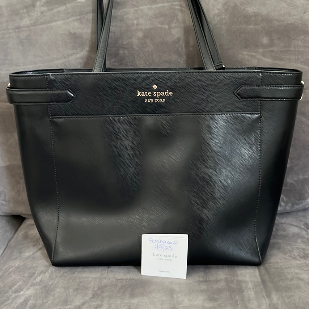 Black Kate Spade Laptop Bag - 6 months old